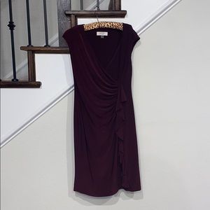 Grape Kasper Dress